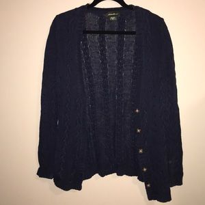Eddie Bauer Cable Knitted Cardigan